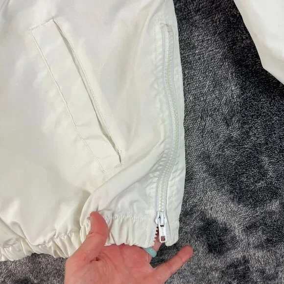 Vtg 90s Saints Reebok Spellout 1/4 Zip Windbreaker Jacket Mock Neck Men's M* NFL - Picture 5 of 12